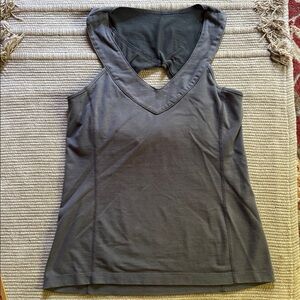 Ibex tank top shelf bra merino wool cottton blend grey great condition women’s M